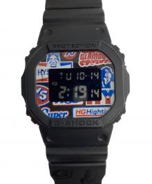 CASIO×Hysteric Glamour（カシオ×ヒステリックグラマー）の古着「コラボデジタルウォッチ」｜ブラック