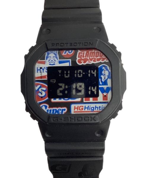 CASIO（カシオ）CASIO (カシオ) Hysteric Glamour (ヒステリックグラマー) コラボデジタルウォッチ ブラックの古着・服飾アイテム