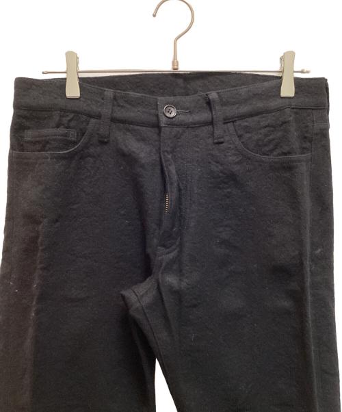 COMME des GARCONS HOMME（コムデギャルソン オム）COMME des GARCONS HOMME (コムデギャルソン オム) ウール縮絨 5ポケット パンツ ブラック サイズ:Sの古着・服飾アイテム