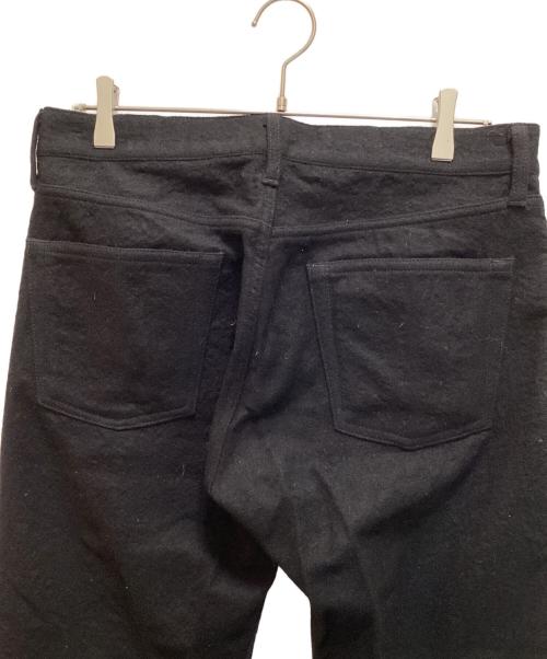 COMME des GARCONS HOMME（コムデギャルソン オム）COMME des GARCONS HOMME (コムデギャルソン オム) ウール縮絨 5ポケット パンツ ブラック サイズ:Sの古着・服飾アイテム