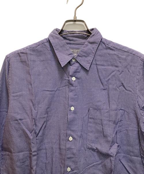 COMME des GARCONS HOMME（コムデギャルソン オム）COMME des GARCONS HOMME (コムデギャルソン オム) ヴィンテージ千鳥格子柄レギュラーカラーシャツ ブルー サイズ:Mの古着・服飾アイテム