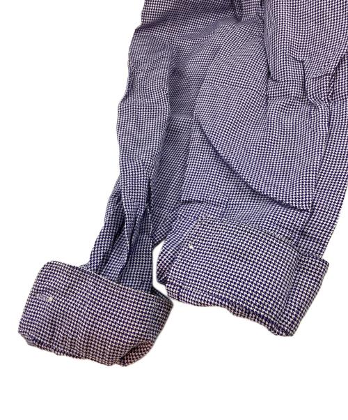 COMME des GARCONS HOMME（コムデギャルソン オム）COMME des GARCONS HOMME (コムデギャルソン オム) ヴィンテージ千鳥格子柄レギュラーカラーシャツ ブルー サイズ:Mの古着・服飾アイテム