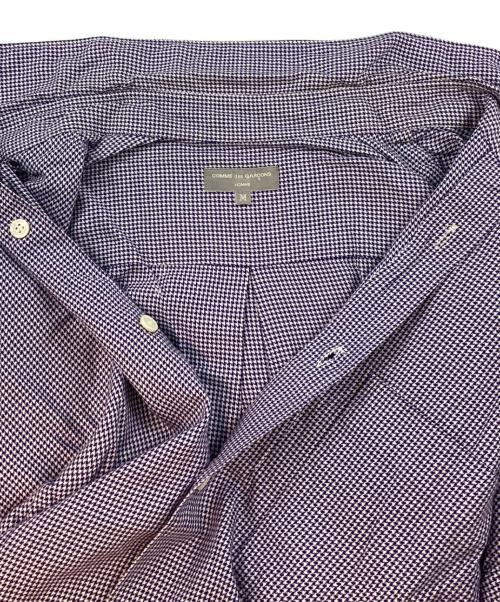 COMME des GARCONS HOMME（コムデギャルソン オム）COMME des GARCONS HOMME (コムデギャルソン オム) ヴィンテージ千鳥格子柄レギュラーカラーシャツ ブルー サイズ:Mの古着・服飾アイテム