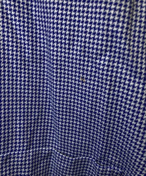 COMME des GARCONS HOMME（コムデギャルソン オム）COMME des GARCONS HOMME (コムデギャルソン オム) ヴィンテージ千鳥格子柄レギュラーカラーシャツ ブルー サイズ:Mの古着・服飾アイテム