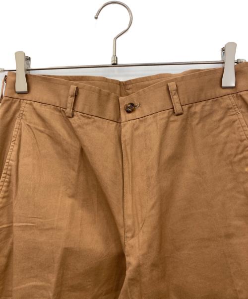 COMME des GARCONS HOMME（コムデギャルソン オム）COMME des GARCONS HOMME (コムデギャルソン オム) コットンストレートパンツ ベージュ サイズ:Sの古着・服飾アイテム