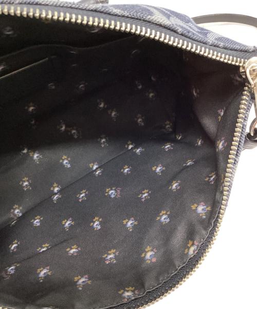 COACH（コーチ）COACH (コーチ) ロゴ デニム シグネチャー 2way ハンドバッグ インディゴの古着・服飾アイテム