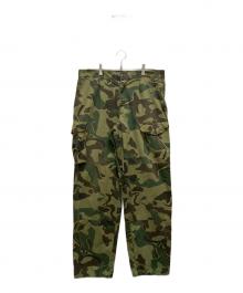 ヴィンテージ（ヴィンテージ）の古着「ヴィンテージミリタリーパンツ」｜グリーン
