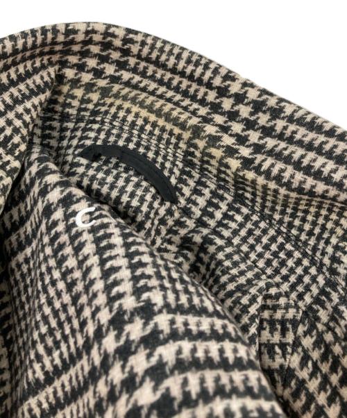 CIRCOLO 1901（チルコロ1901）CIRCOLO 1901 (チルコロ1901) グレンチェック2Bテーラードジャケット ベージュ×グレー サイズ:46の古着・服飾アイテム