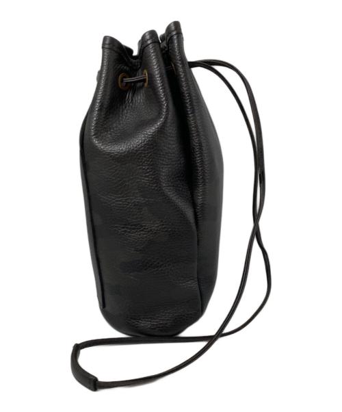 Daniel&Bob（ダニエル＆ボブ）Daniel&Bob (ダニエル＆ボブ) nano・universe (ナノ・ユニバース) 別注カモフラージュ巾着バッグ ブラックの古着・服飾アイテム