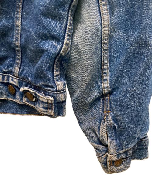 LEVI'S（リーバイス）LEVI'S (リーバイス) 80s バッファローチェック フランネルライナー デニムジャケット インディゴ サイズ:36の古着・服飾アイテム
