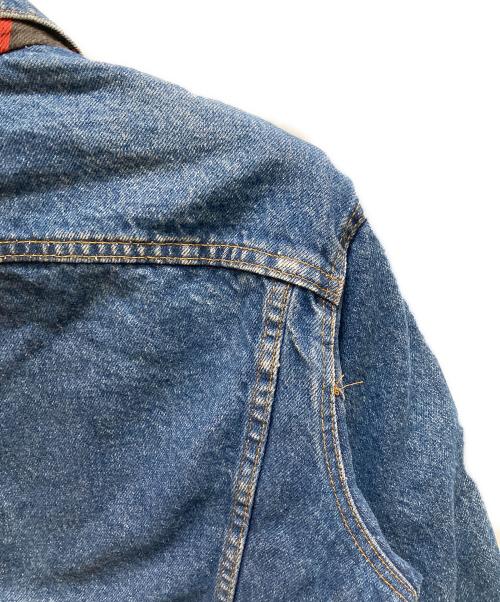LEVI'S（リーバイス）LEVI'S (リーバイス) 80s バッファローチェック フランネルライナー デニムジャケット インディゴ サイズ:36の古着・服飾アイテム