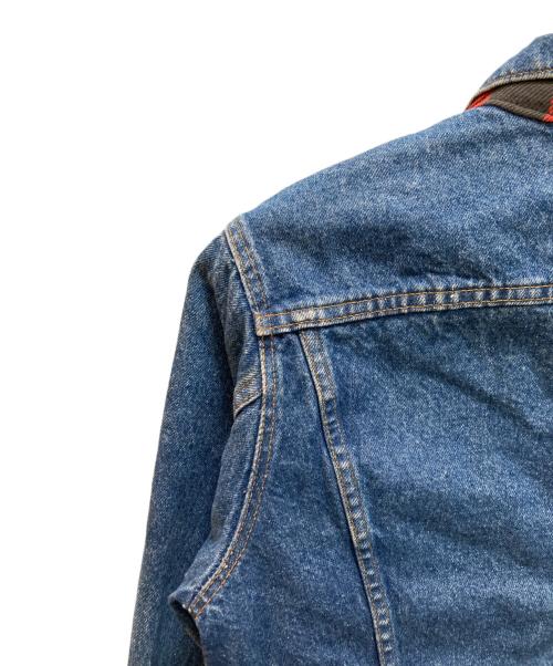 LEVI'S（リーバイス）LEVI'S (リーバイス) 80s バッファローチェック フランネルライナー デニムジャケット インディゴ サイズ:36の古着・服飾アイテム