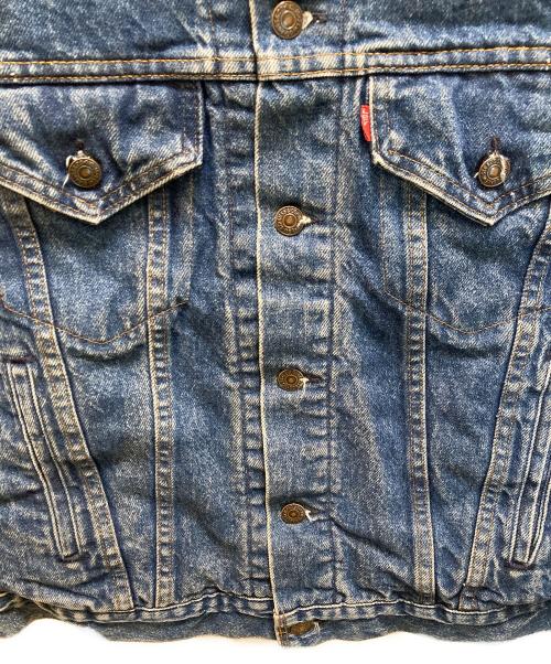 LEVI'S（リーバイス）LEVI'S (リーバイス) 80s バッファローチェック フランネルライナー デニムジャケット インディゴ サイズ:36の古着・服飾アイテム