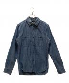 NIGEL CABOURNナイジェルケーボン）の古着「シャンブレーシャツ」｜インディゴ