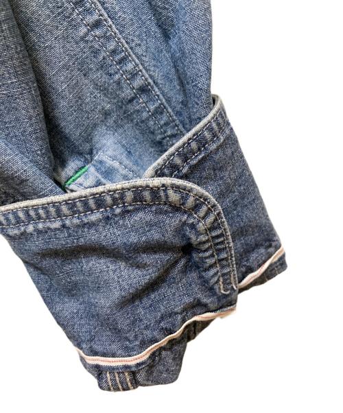 NIGEL CABOURN（ナイジェルケーボン）NIGEL CABOURN (ナイジェルケーボン) シャンブレーシャツ インディゴ サイズ:46の古着・服飾アイテム