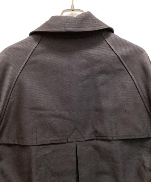 AUBERGE（オーベルジュ）AUBERGE (オーベルジュ) アルパカモールスキン モーターサイクルコート ブラック サイズ:42の古着・服飾アイテム