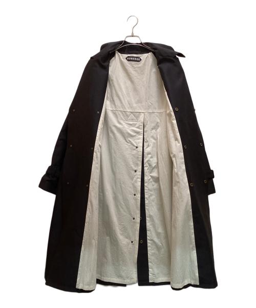 AUBERGE（オーベルジュ）AUBERGE (オーベルジュ) アルパカモールスキン モーターサイクルコート ブラック サイズ:42の古着・服飾アイテム