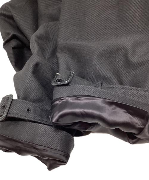 AUBERGE（オーベルジュ）AUBERGE (オーベルジュ) アルパカモールスキン モーターサイクルコート ブラック サイズ:42の古着・服飾アイテム