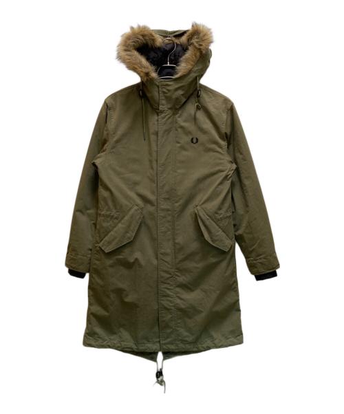 FRED PERRY（フレッドペリー）FRED PERRY (フレッドペリー) ライナー付モッズコート グリーン サイズ:XSの古着・服飾アイテム