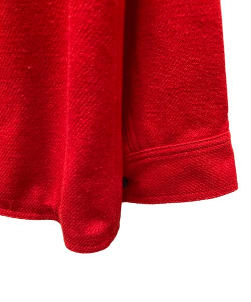 KAPTAIN SUNSHINE（キャプテンサンシャイン）KAPTAIN SUNSHINE (キャプテンサンシャイン) クルーズシャツジャケット レッド サイズ:38の古着・服飾アイテム