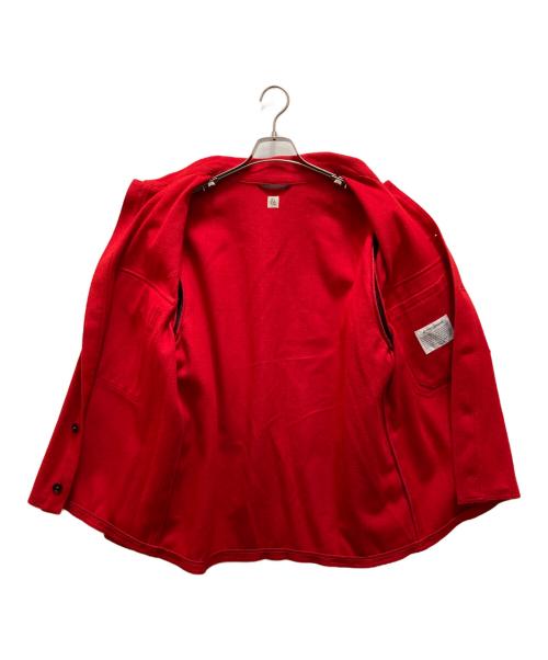 KAPTAIN SUNSHINE（キャプテンサンシャイン）KAPTAIN SUNSHINE (キャプテンサンシャイン) クルーズシャツジャケット レッド サイズ:38の古着・服飾アイテム
