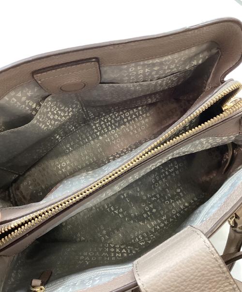 Kate Spade（ケイトスペード）Kate Spade (ケイトスペード) 2WAYトートバッグ グレーの古着・服飾アイテム