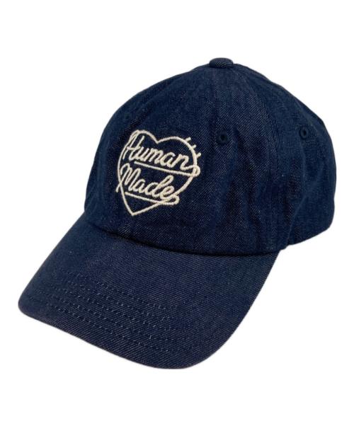 HUMAN MADE（ヒューマンメイド）HUMAN MADE (ヒューマンメイド) ロゴデニムキャップ インディゴの古着・服飾アイテム