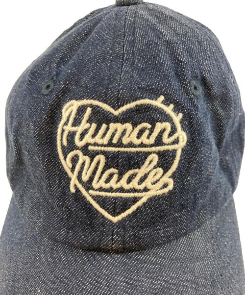 HUMAN MADE（ヒューマンメイド）HUMAN MADE (ヒューマンメイド) ロゴデニムキャップ インディゴの古着・服飾アイテム