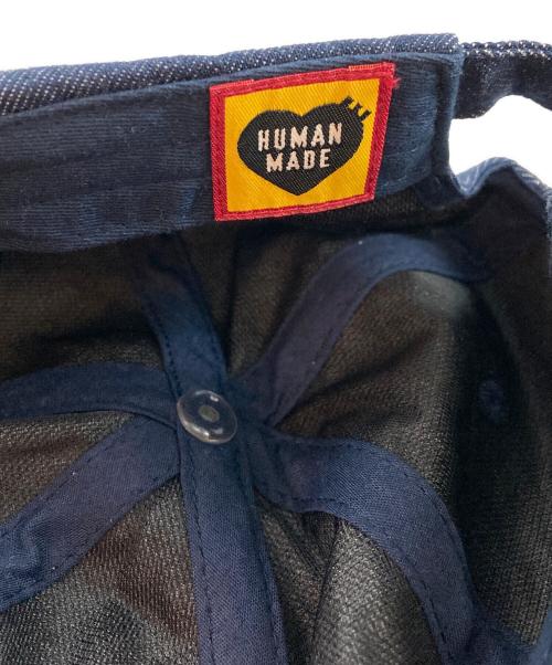 HUMAN MADE（ヒューマンメイド）HUMAN MADE (ヒューマンメイド) ロゴデニムキャップ インディゴの古着・服飾アイテム