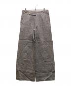 MARGARET HOWELLマーガレットハウエル）の古着「リネンワイドパンツ」｜グレー
