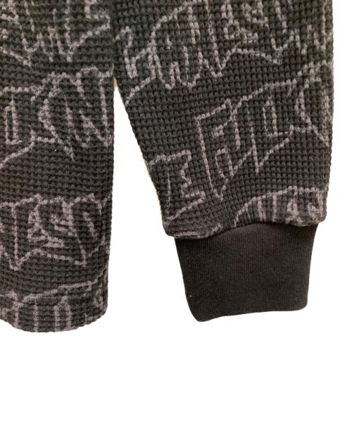 NEIGHBORHOOD（ネイバーフッド）NEIGHBORHOOD (ネイバーフッド) FUCKING AWESOME (ファッキンオーサム) コラボワッフルカットソー ブラック サイズ:Lの古着・服飾アイテム