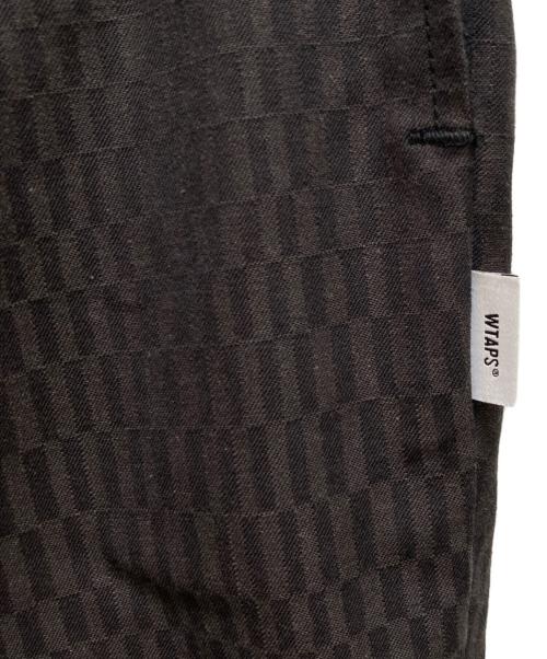 WTAPS（ダブルタップス）WTAPS (ダブルタップス) チェックイージーテーパードパンツ ブラウン サイズ:X 02の古着・服飾アイテム