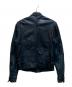 LEVI'S MADE&CRAFTED (リーバイスメイドクラフテッド) ラウレザーシングルライダースジャケット グリーン サイズ:1：8000円