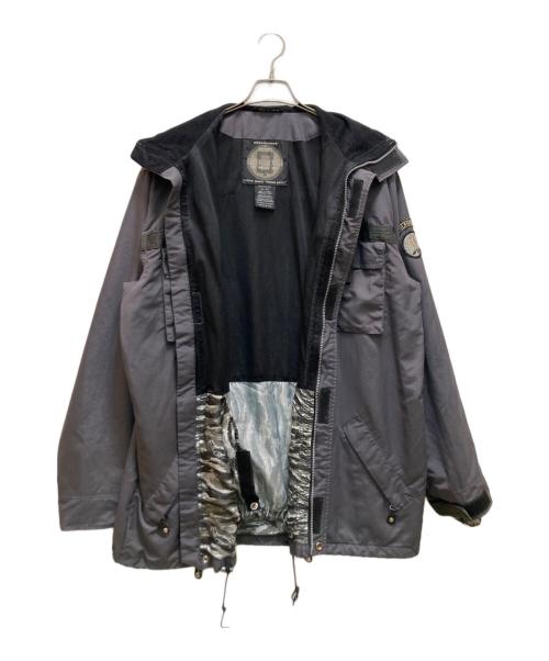 Quiksilver SNOW（クイックシルバー）Quiksilver SNOW (クイックシルバー) ヴィンテージナイロンジャケット グレー サイズ:XLの古着・服飾アイテム