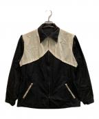 NO BRANDノーブランド）の古着「ヴィンテージドリズラージャケット」｜ブラック×ホワイト