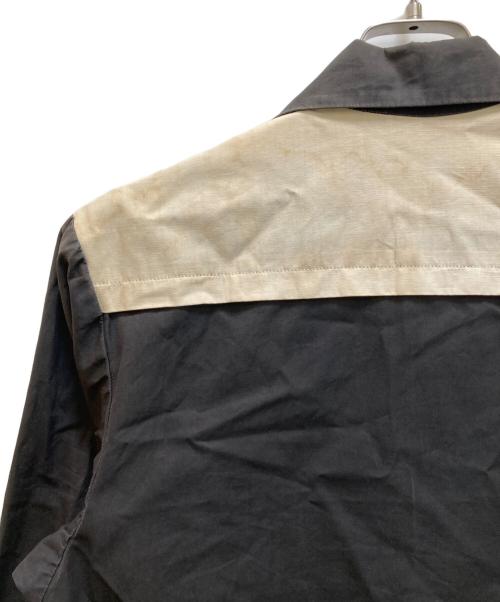 NO BRAND（ノーブランド）NO BRAND (ノーブランド) ヴィンテージドリズラージャケット ブラック×ホワイト サイズ:不明の古着・服飾アイテム