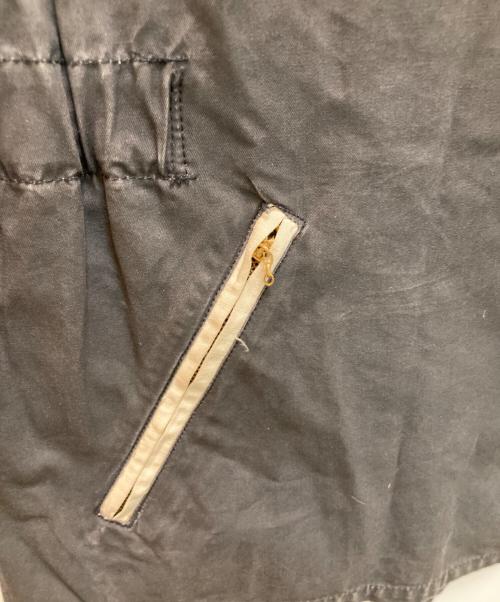 NO BRAND（ノーブランド）NO BRAND (ノーブランド) ヴィンテージドリズラージャケット ブラック×ホワイト サイズ:不明の古着・服飾アイテム