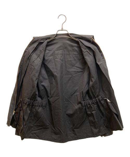 NO BRAND（ノーブランド）NO BRAND (ノーブランド) ヴィンテージドリズラージャケット ブラック×ホワイト サイズ:不明の古着・服飾アイテム