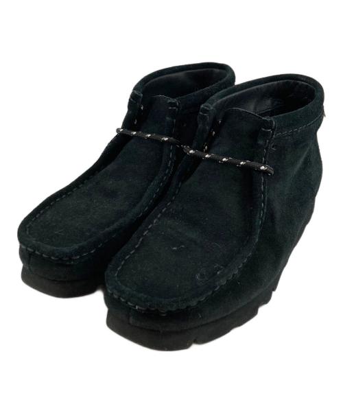 CLARKS（クラークス）CLARKS (クラークス) ゴアテックス スウェードワラビーブーツ ブラック サイズ:UK 7 1/2Gの古着・服飾アイテム