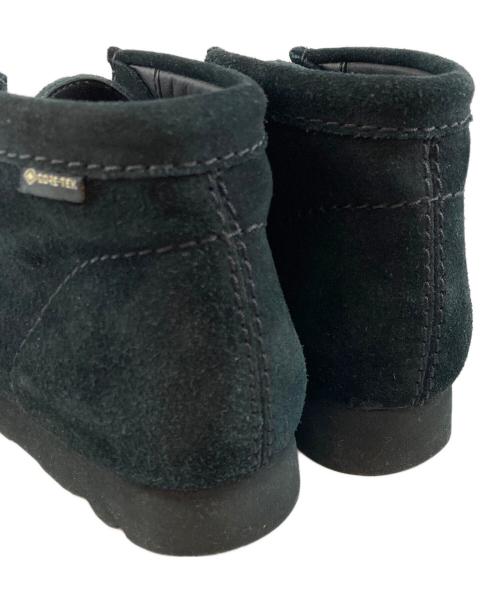 CLARKS（クラークス）CLARKS (クラークス) ゴアテックス スウェードワラビーブーツ ブラック サイズ:UK 7 1/2Gの古着・服飾アイテム