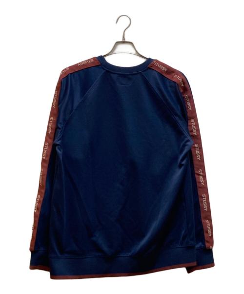 stussy（ステューシー）stussy (ステューシー) サイドロゴテープスウェット ネイビー サイズ:Lの古着・服飾アイテム