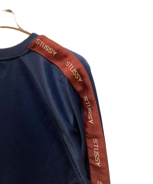 stussy（ステューシー）stussy (ステューシー) サイドロゴテープスウェット ネイビー サイズ:Lの古着・服飾アイテム