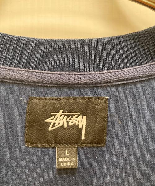 stussy（ステューシー）stussy (ステューシー) サイドロゴテープスウェット ネイビー サイズ:Lの古着・服飾アイテム