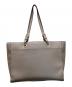 MICHAEL KORS (マイケル・コース) レザートートバッグ グレー：5000円