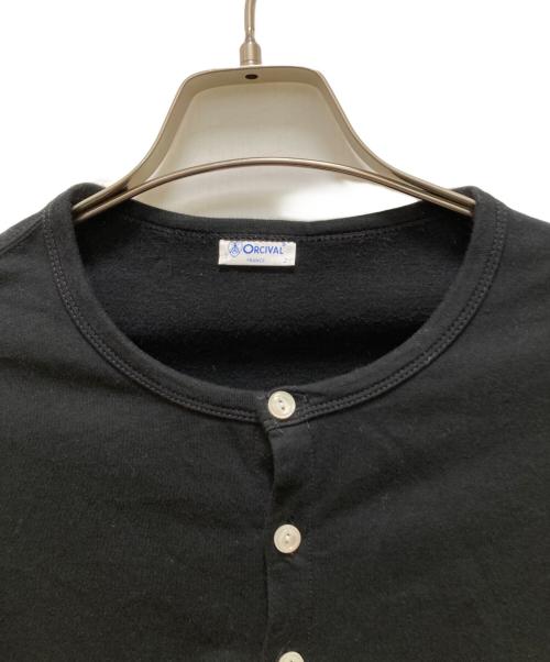 ORCIVAL（オーシバル）ORCIVAL (オーシバル) ライトフリースカーディガン ブラック サイズ:2の古着・服飾アイテム