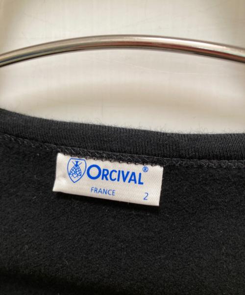 ORCIVAL（オーシバル）ORCIVAL (オーシバル) ライトフリースカーディガン ブラック サイズ:2の古着・服飾アイテム