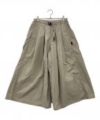 GRAMICCIグラミチ）の古着「耐久撥水 ナイロン フレア パンツ」｜ベージュ