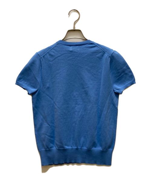 POLO RALPH LAUREN（ポロ・ラルフローレン）POLO RALPH LAUREN (ポロ・ラルフローレン) 半袖ニット ブルー サイズ:S 未使用品の古着・服飾アイテム