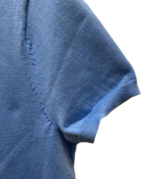 POLO RALPH LAUREN（ポロ・ラルフローレン）POLO RALPH LAUREN (ポロ・ラルフローレン) 半袖ニット ブルー サイズ:S 未使用品の古着・服飾アイテム