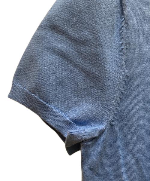 POLO RALPH LAUREN（ポロ・ラルフローレン）POLO RALPH LAUREN (ポロ・ラルフローレン) 半袖ニット ブルー サイズ:S 未使用品の古着・服飾アイテム